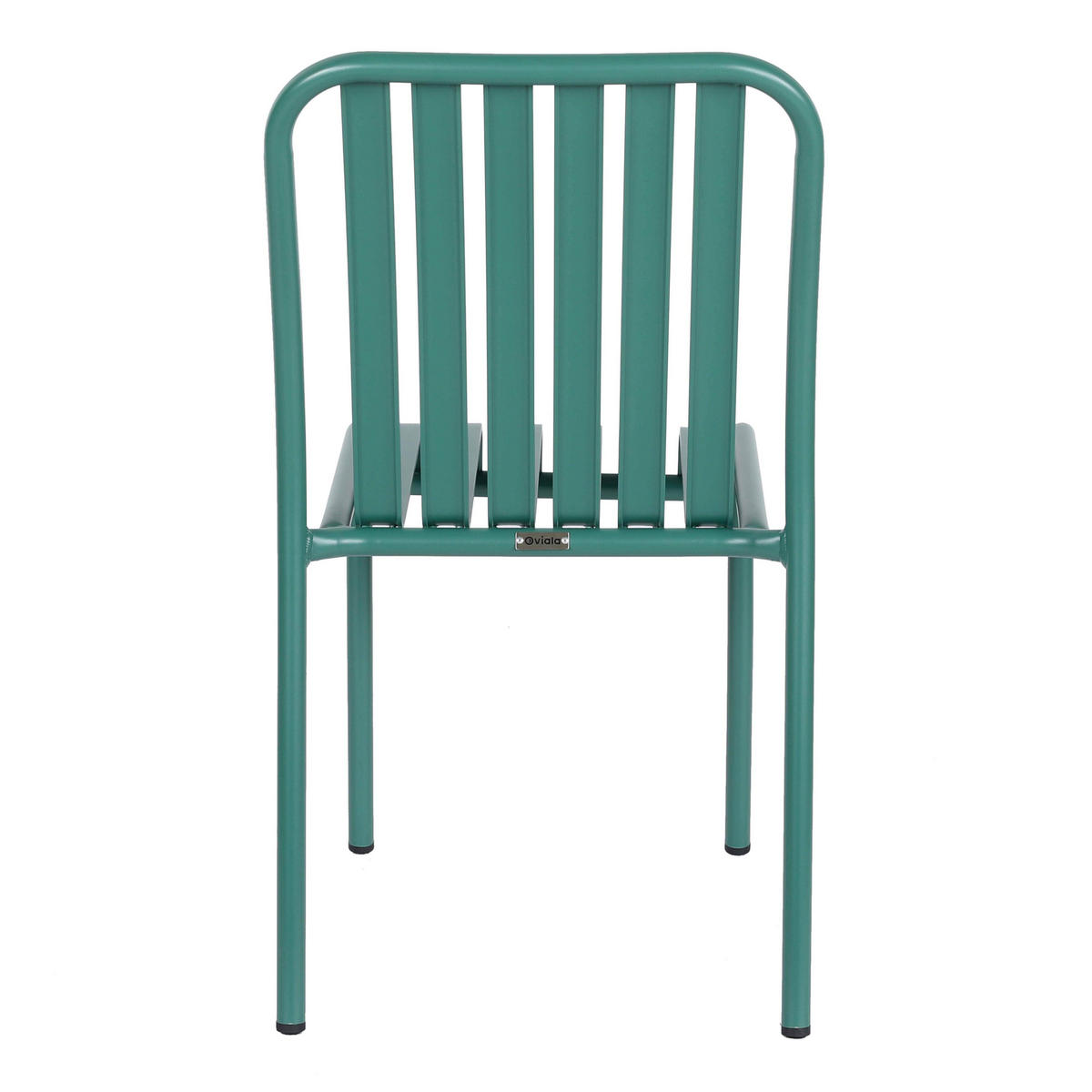 GARTENSTUHL, Grün - Grün, Metall (46/85/61cm) - Oviala