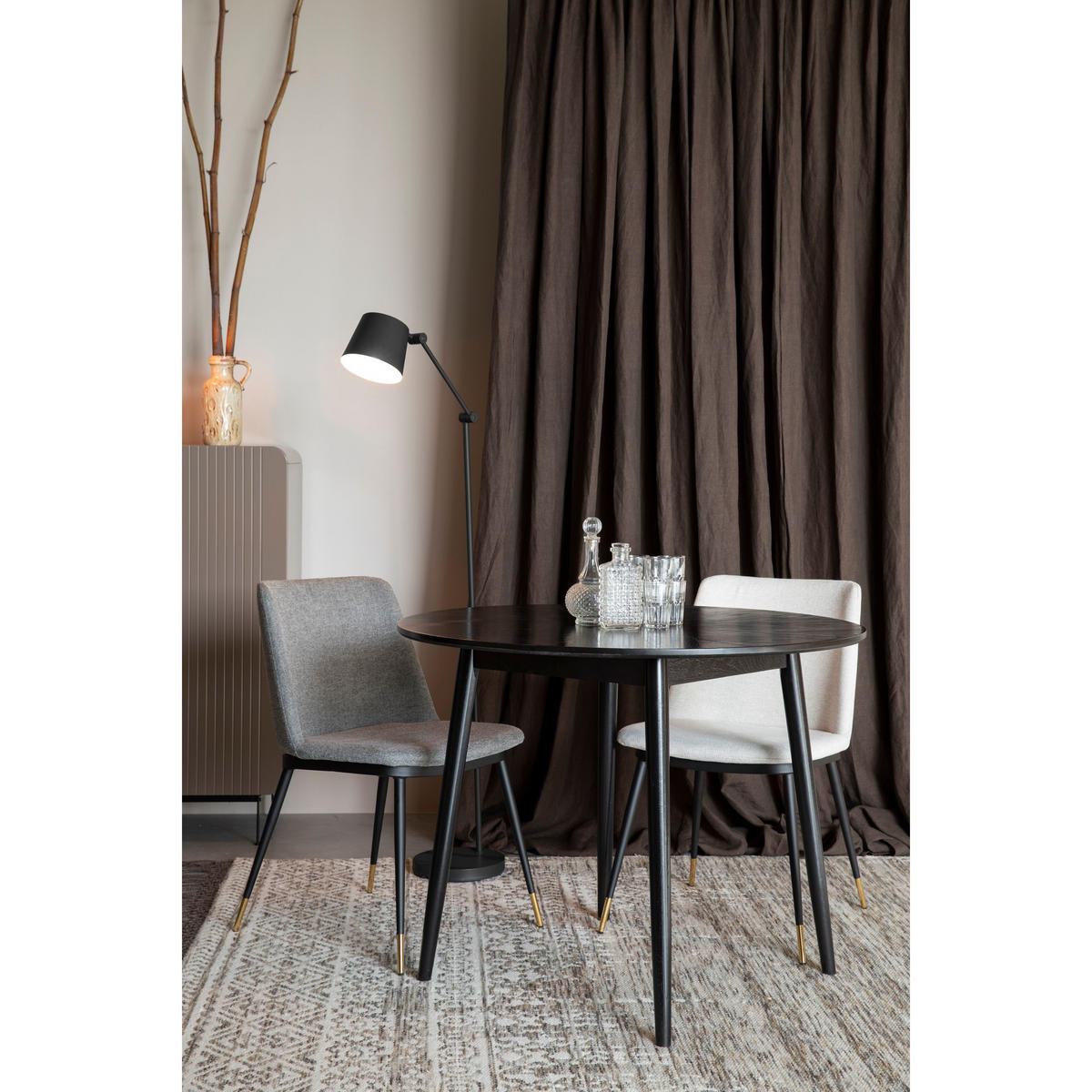 ESSZIMMERSTUHL Lionel Beige - 2 er Set - Beige, Textil (49.6/80/63cm) - Housecraft Living