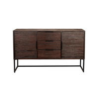 BEISTELLTISCH Webster - Braun - 35/135/82 cm - Braun, Holz (35/135/82cm)