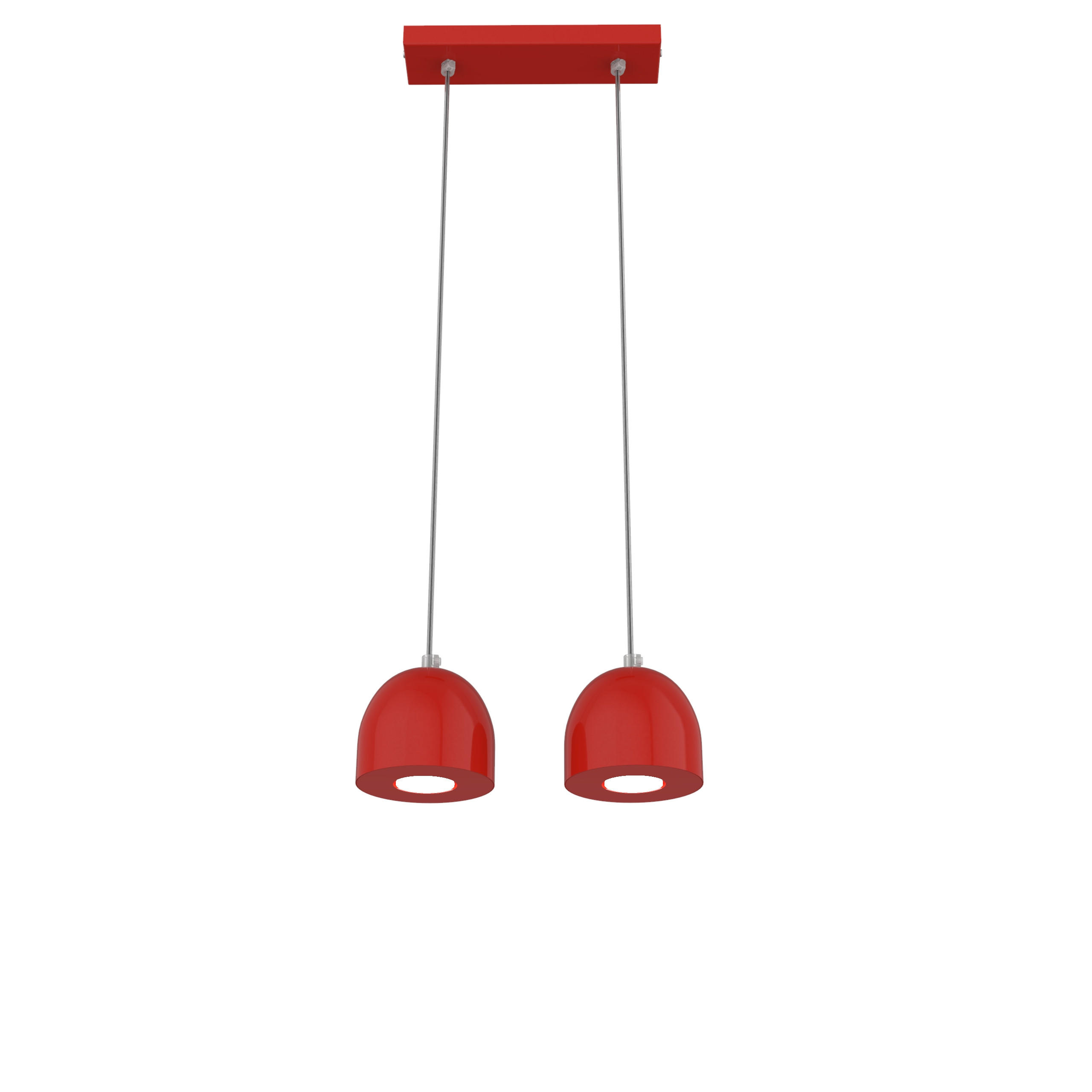 HÄNGELEUCHTE - Rot, Metall (6.5/27/120cm) - Lumicom