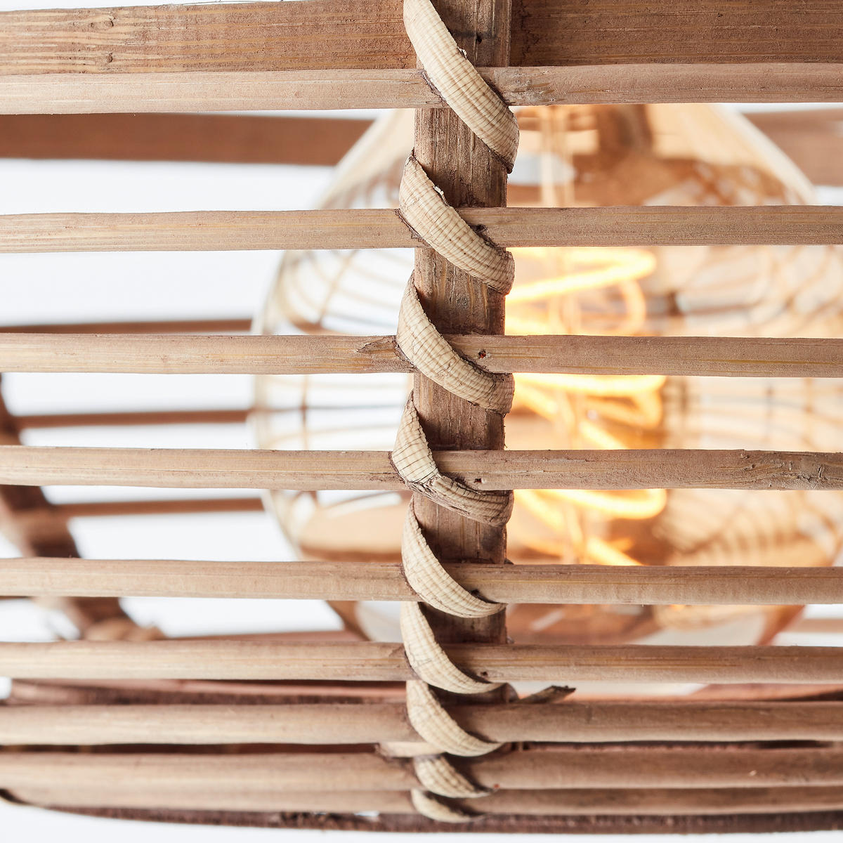 PENDELLEUCHTE Woodball 99885/06 - Schwarz, Holz (57/57/141.5cm) - Brilliant