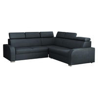 ECKSOFA Oslo 2rR2p - Silberfarben/Dunkelblau, Holz/Kunststoff (250/250cm) - MIRJAN24