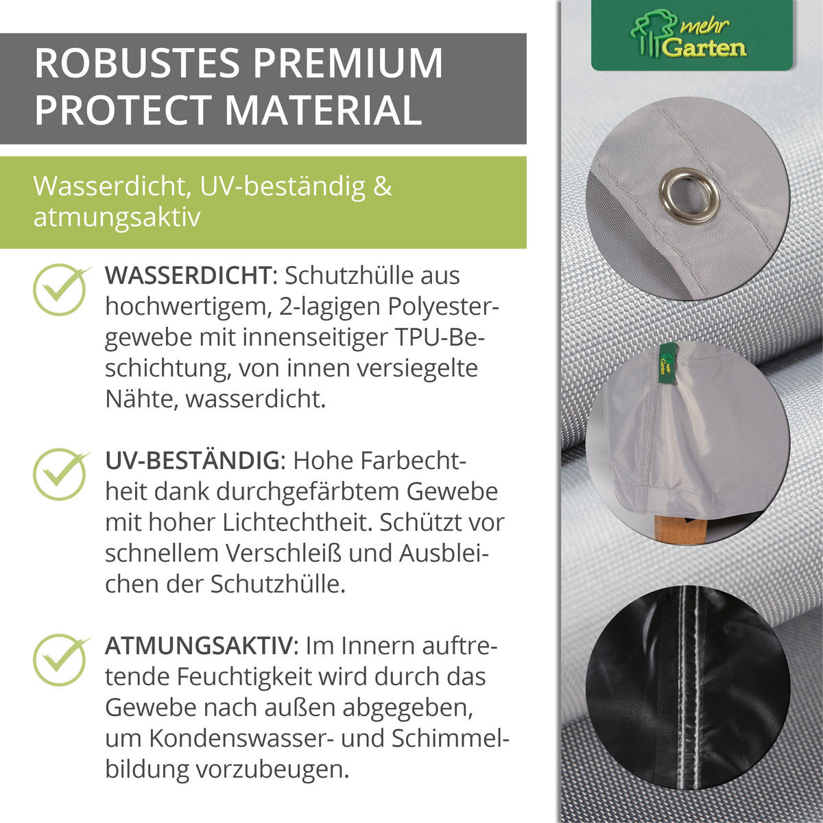 SCHUTZHÜLLE Gartenliege SHP-60005 - Grau, Kunststoff (210/40/75cm) - mehr Garten