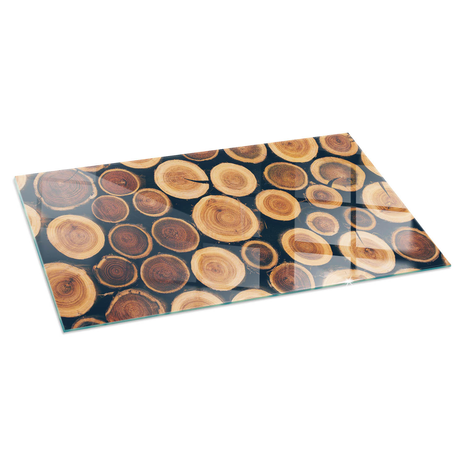 ArtPrintCave Glasplatte Braun 140x70x0.4 cm