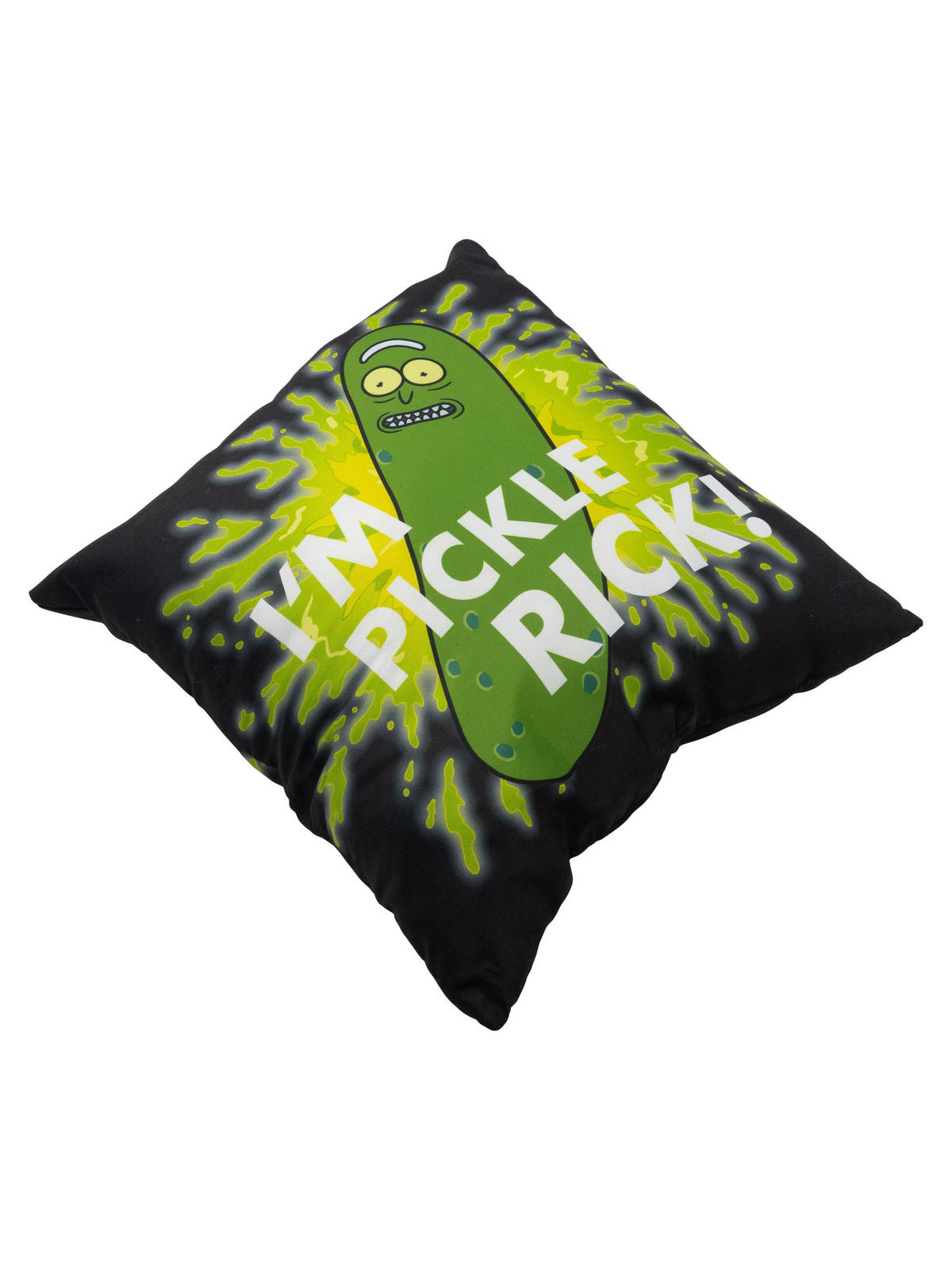 ZIERKISSEN Rick and Morty Schwarz 40 x 40 cm - Schwarz, Textil (40/40cm) - United Labels