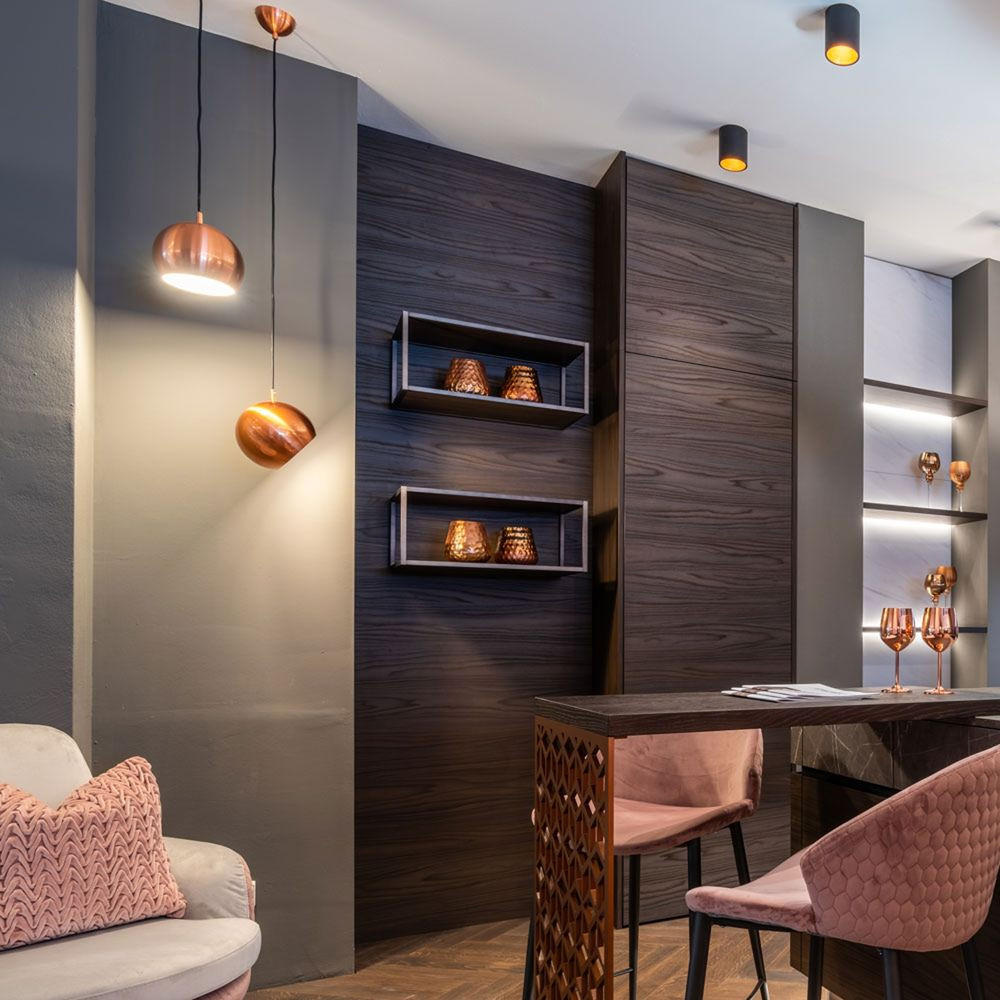 Thumbnail - s.luce Pendelleuchte, Schwarz, Metall, Rund,Rund, 30x30x30 cm, Lampen & Leuchten, Innenbeleuchtung, Hängelampen, Pendell...