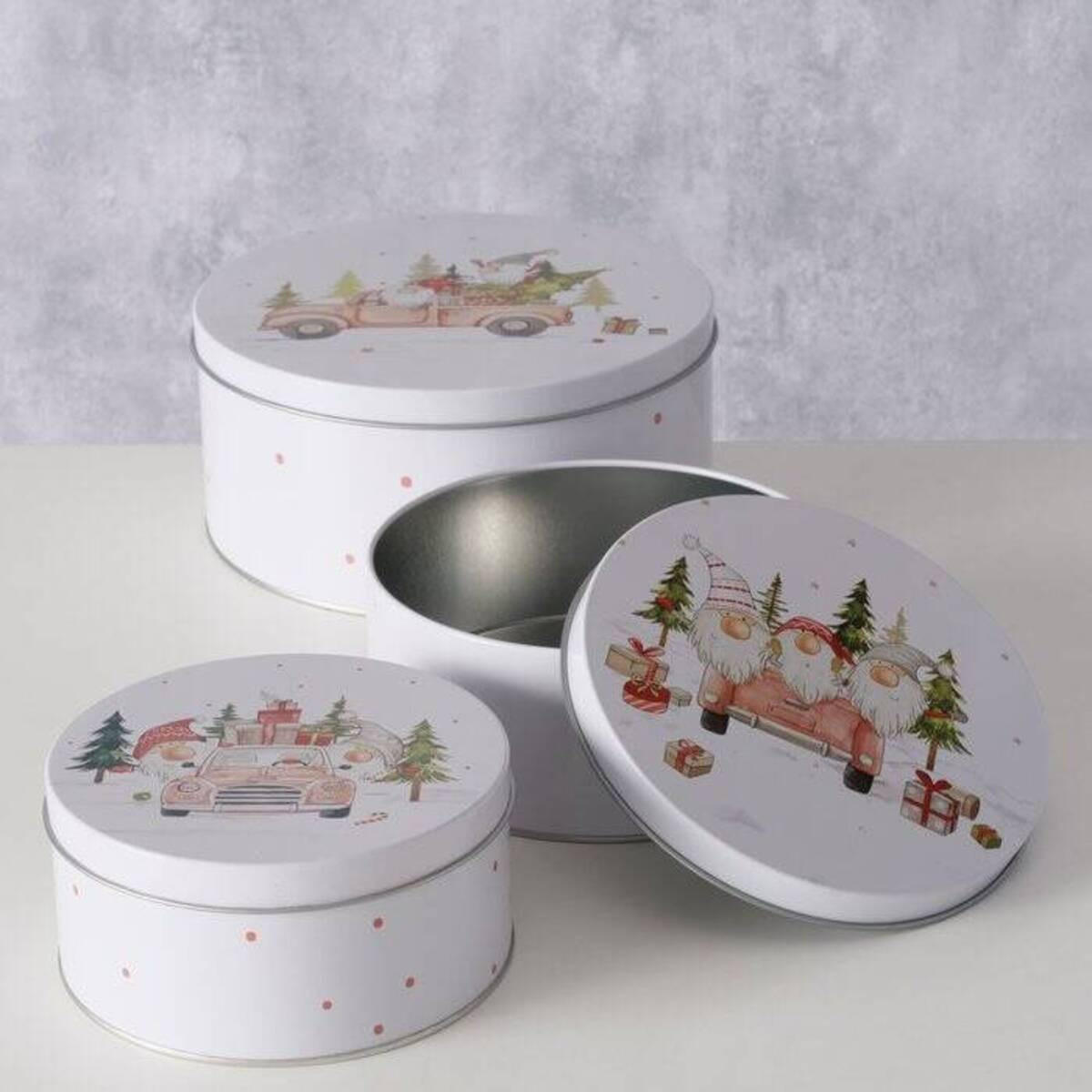 DOSENSET Carrie Ø 14-20 cm, 3er-Set - Grau, Metall (20/9/20cm) - Boltze Home