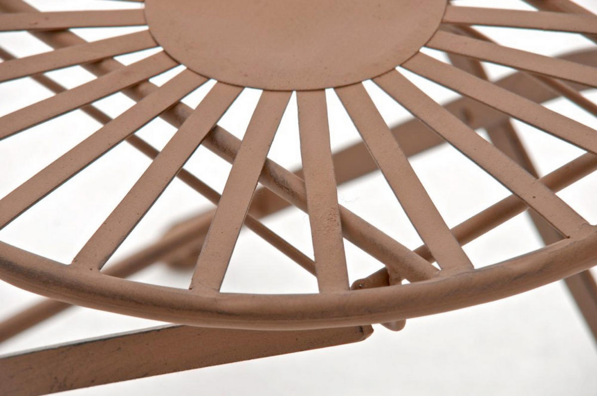 GARTENSTUHL Indi antik braun - Braun, Metall (40/92/50cm) - TPFGarden