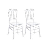 STUHL - 40 cmcm x 45 cmcm - Plastik - Transparent - AMBELON - Transparent, Kunststoff (40/91/45cm) - Vente-Unique