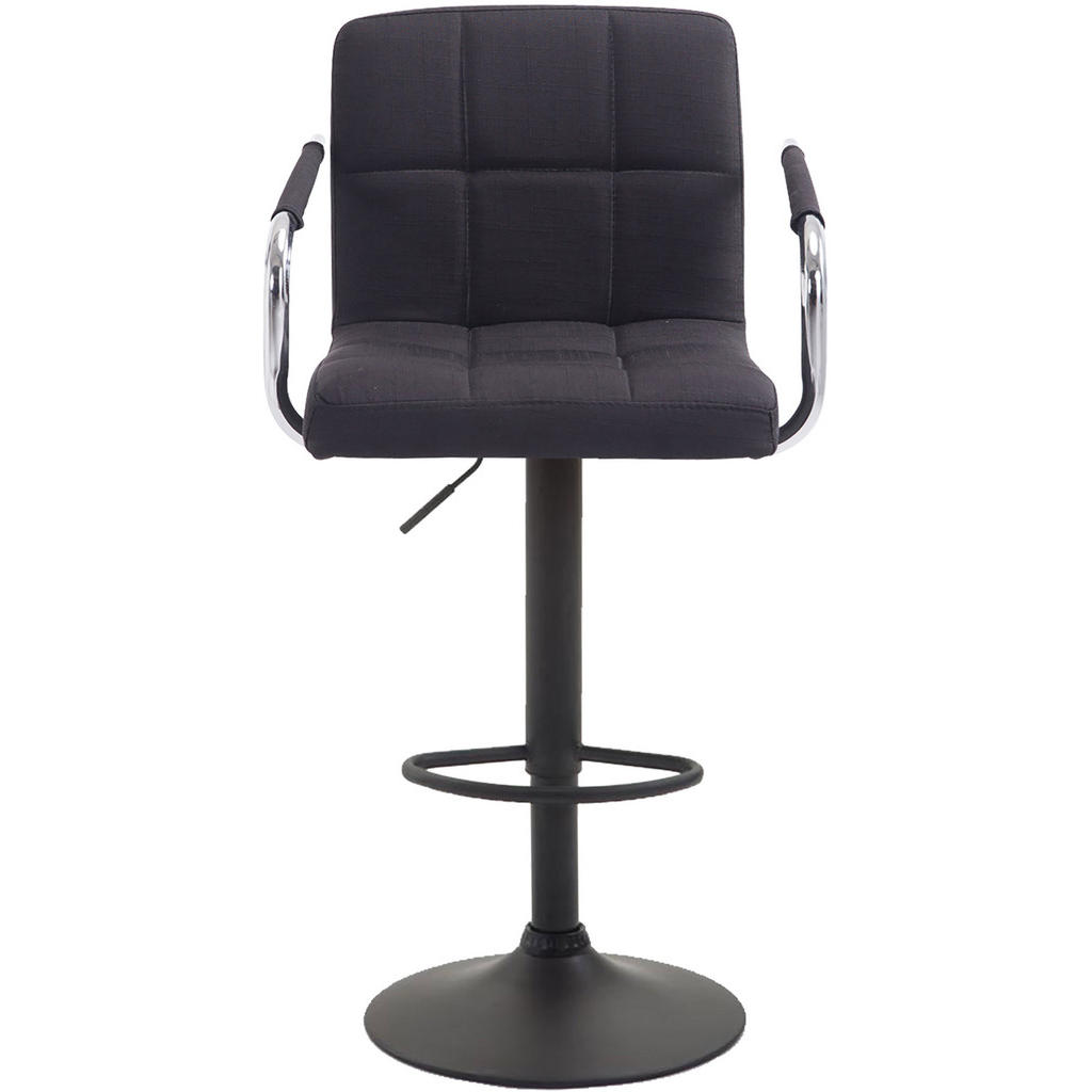 Thumbnail - CLP Barhocker, Schwarz, Textil, 54x91x46 cm, Esszimmer, Barmöbel, Barhocker