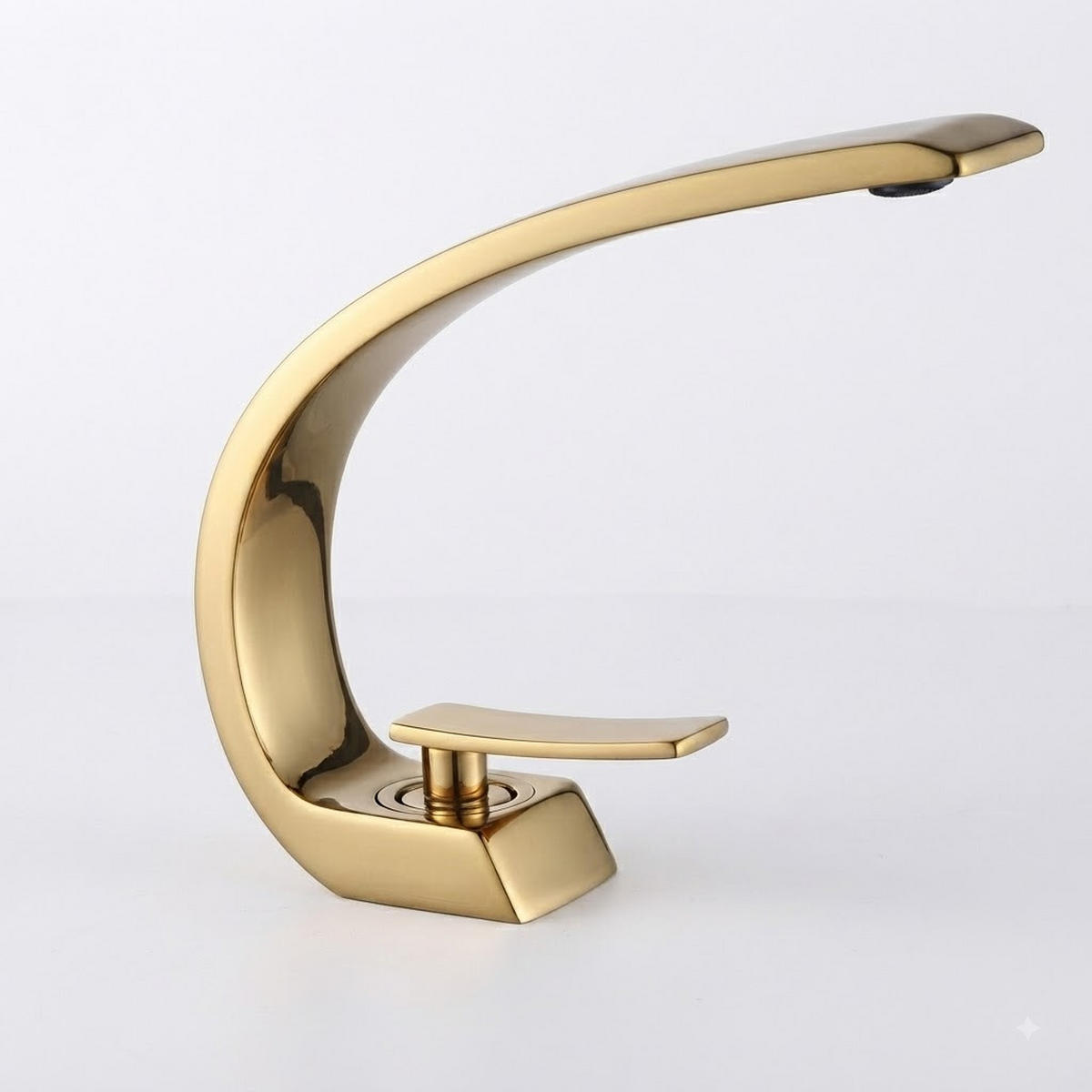 BADEZIMMERARMATUR, 23,5 x 18,5 cm, gold - Goldfarben, Metall (35/7/19cm) - Vallsero