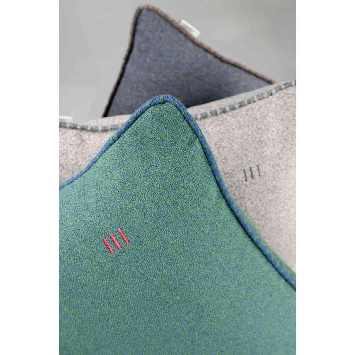 ZIERKISSENHÜLLE DEKOKISSENHÜLLE FUN 2er Set - Grün, Textil (58/38cm) - Esprit