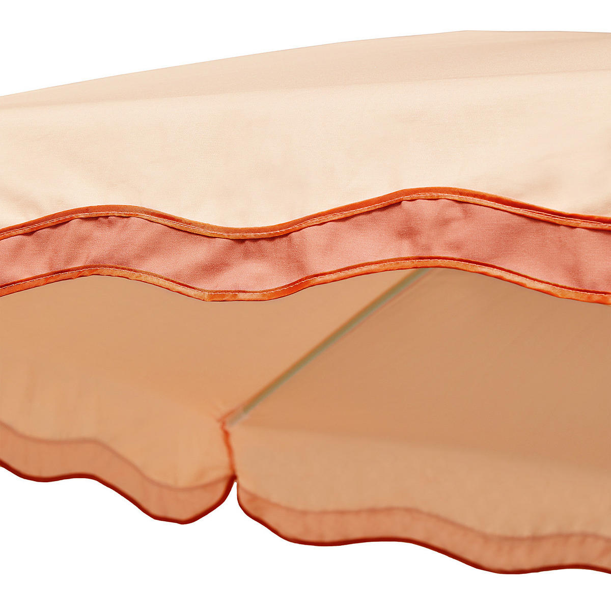 SONNENSCHIRM La Vacanza - Orange, Holz/Textil (180/180cm) - Butlers