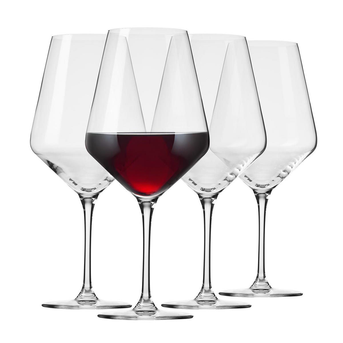 ROTWEINGLÄSER, 4er-Set, 730 ml - Transparent, Glas (0.73L) - Krosno Glass