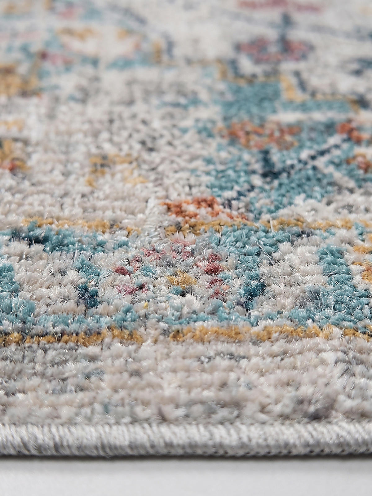 TEPPICH Outdoor Orientalisch LIMMAT Polypropylen Mehrfarbig 120 x 120 cm - Multicolor, Textil (120/120cm) - KADIMA DESIGN