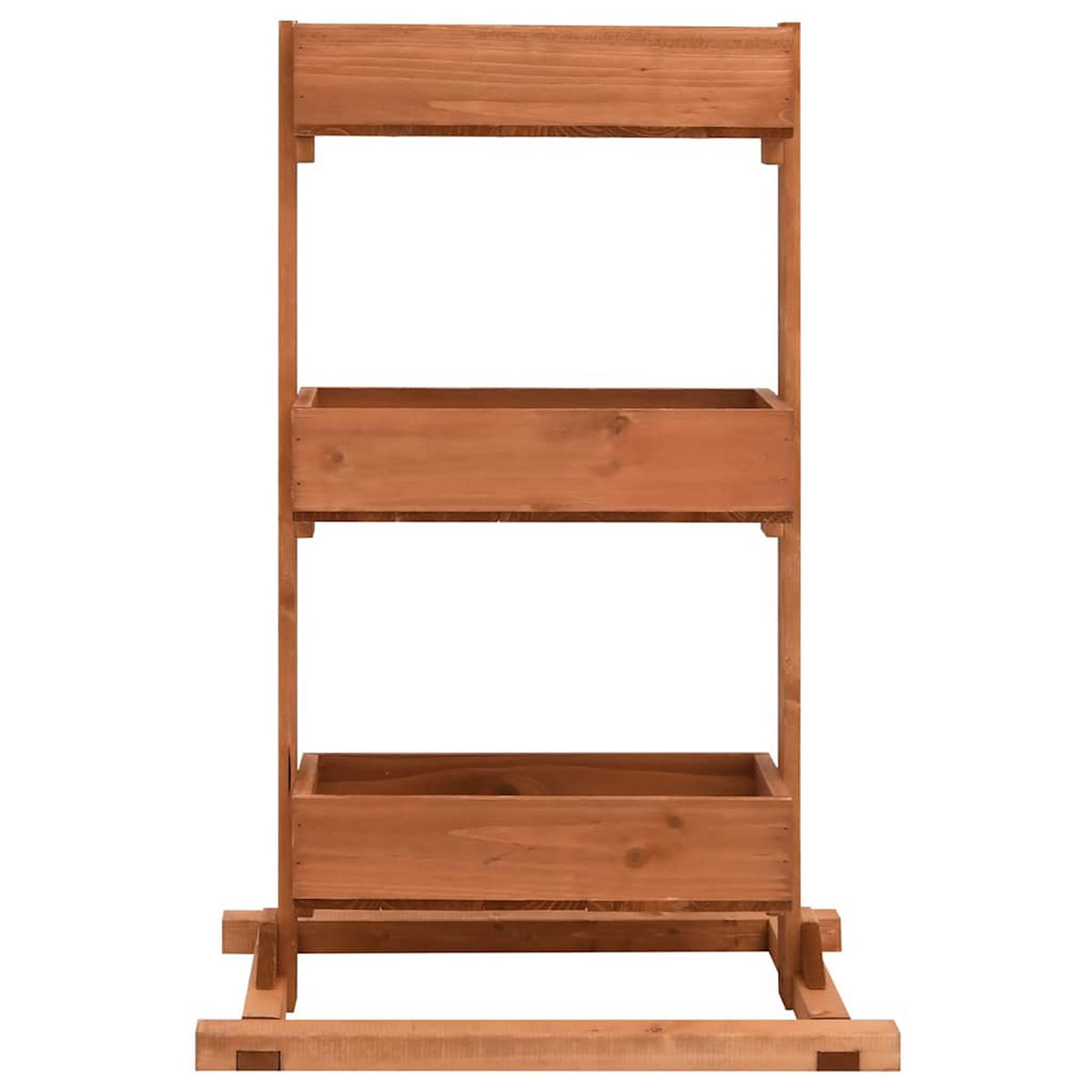 PFLANZKÜBEL 52/30/78 Cm Tannenholz - Braun, Holz (52/78/30cm) - vidaXL