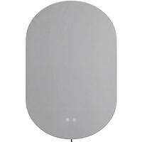 BADEZIMMERSPIEGEL flach 50/3/80 cm Glas Klarglas - Klar, Glas (50/80/3cm) - CLP