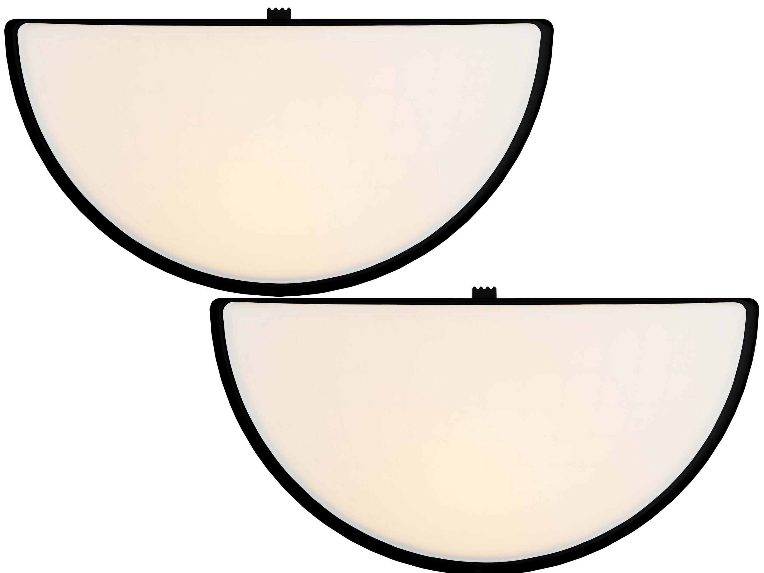 LED-NACHTLICHT - mit Dämmerungssensor und Bewegungsmelder für sanfte Beleuchtung, 2er-Set - Schwarz, Kunststoff (8.7/10/5.1cm) - Northpoint