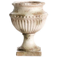 BLUMENKÜBEL Beige Deskati - Beige, Naturmaterialien (42cm) - Beliani
