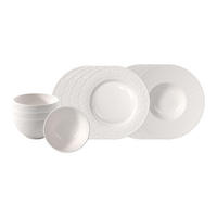 STARTER-SET Manufacture Ice weiß 12er Set - Weiß, Keramik (1/1/1cm) - Villeroy & Boch