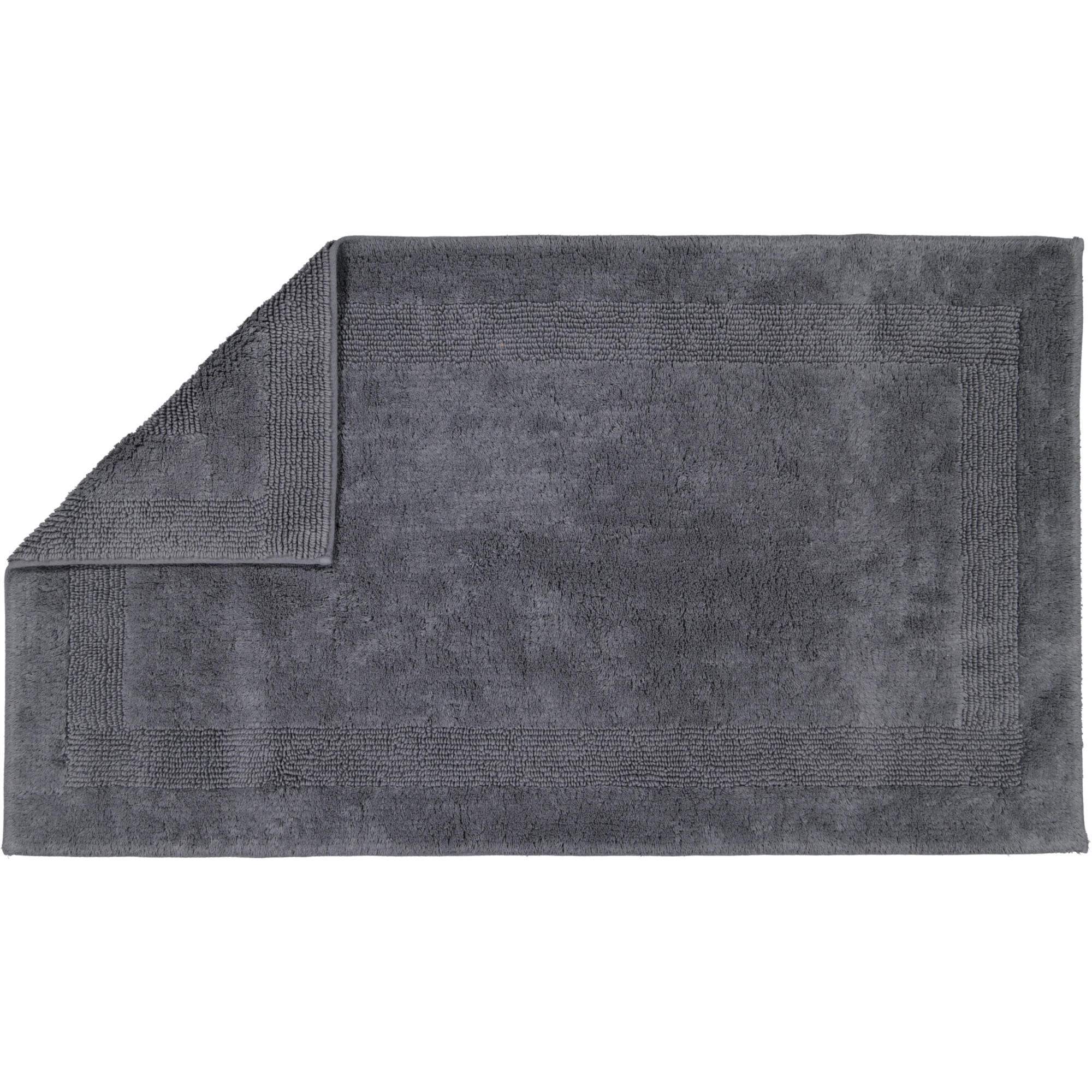BADTEPPICHE LUXUS BADTEPPICH 1000 ANTHRAZIT - 774 - Grau, Textil (70/120cm) - Cawö