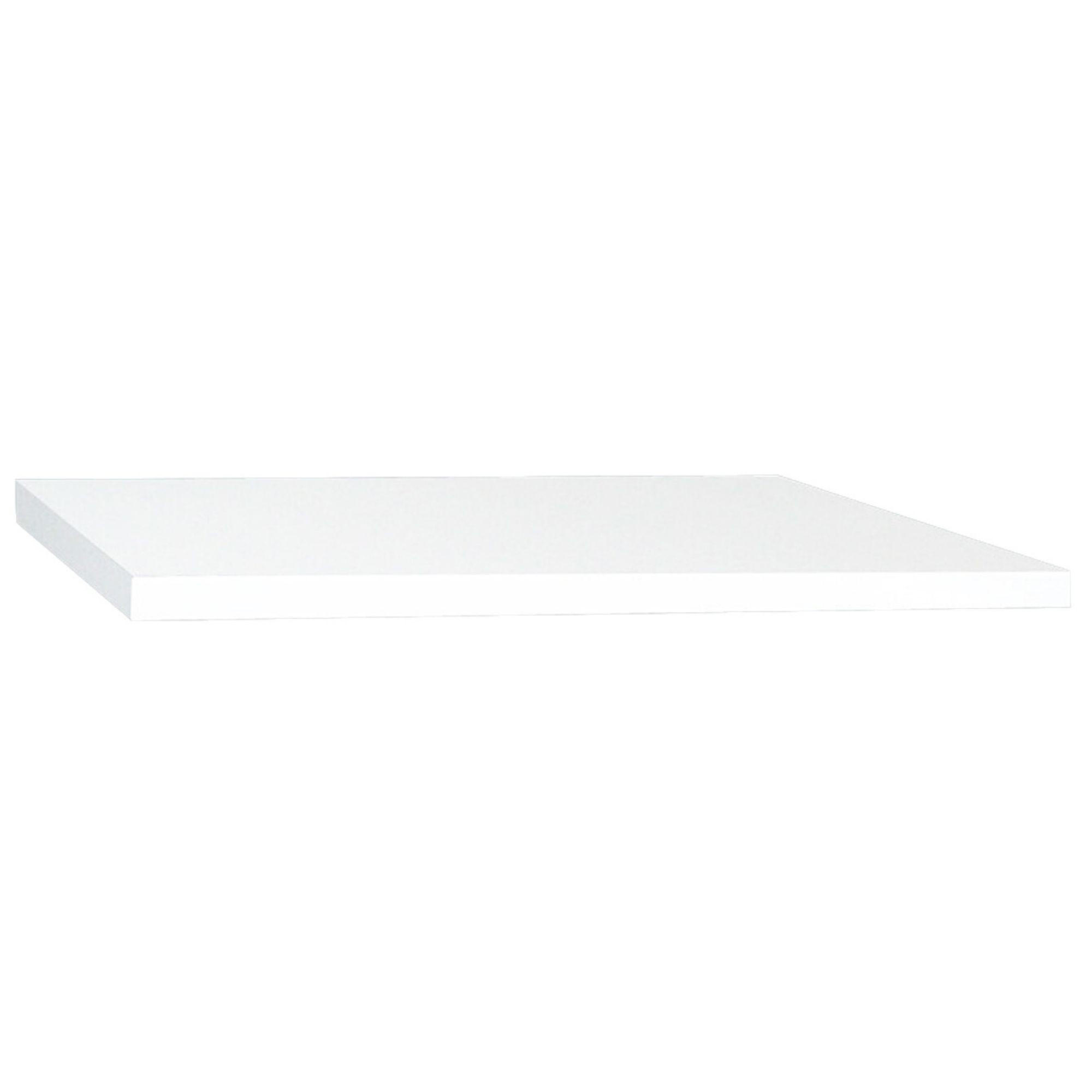 ARBEITSPLATTE Weiß 80x3,2x54 cm - Weiß, Holzwerkstoff (80/3.2/54cm) - Akord