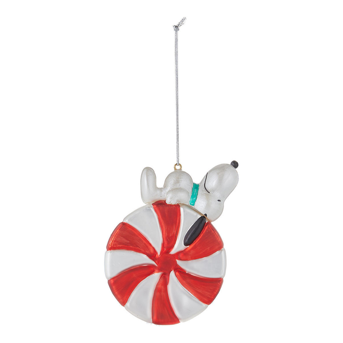 WEIHNACHTSBAUMKUGEL Hang On Snoopy Candy - Weiß, Glas (2/10/7cm) - Butlers