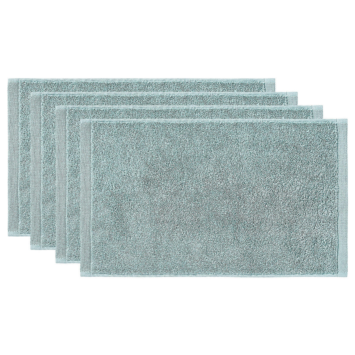 GÄSTEHANDTUCH (4er Set) Fabulous - Blau, Textil (30/50cm) - Butlers