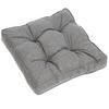 LOUNGEKISSEN Beauflair Outdoor Sitz 60/60/10cm Hellgrau - Hellgrau, Textil (60/10/60cm) - Beautissu 