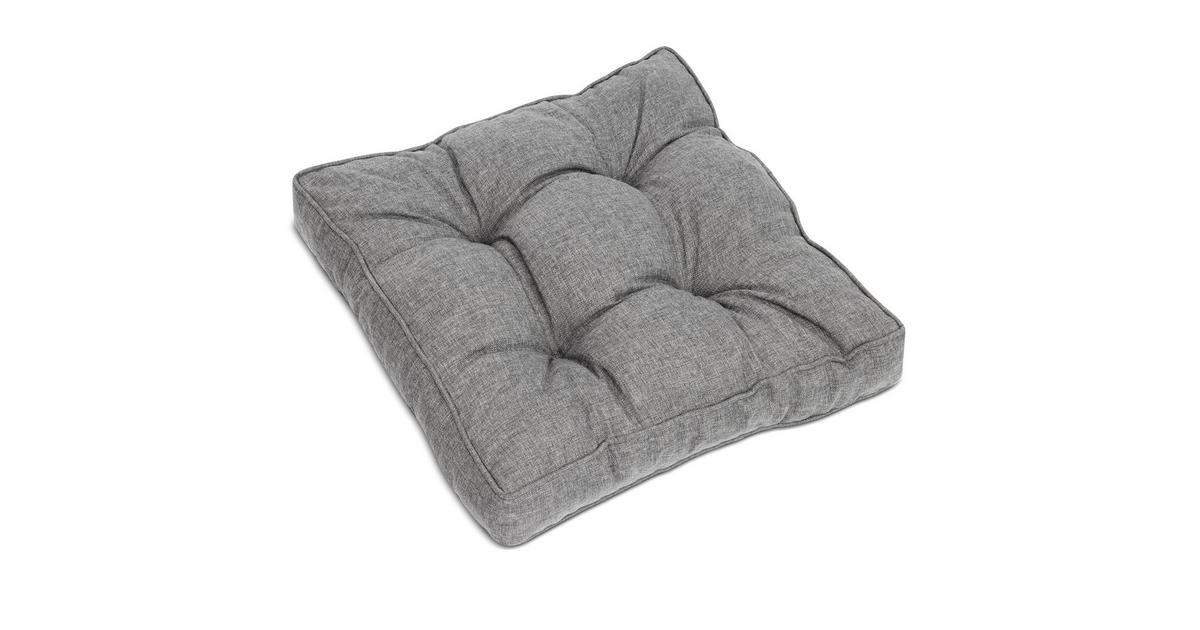 Beo Premium Rückenkissen 70x40 Cm – Wasserabweisend, UV-beständig, Outdoor Lounge Kissen Für Paletten & Sofa, Grau