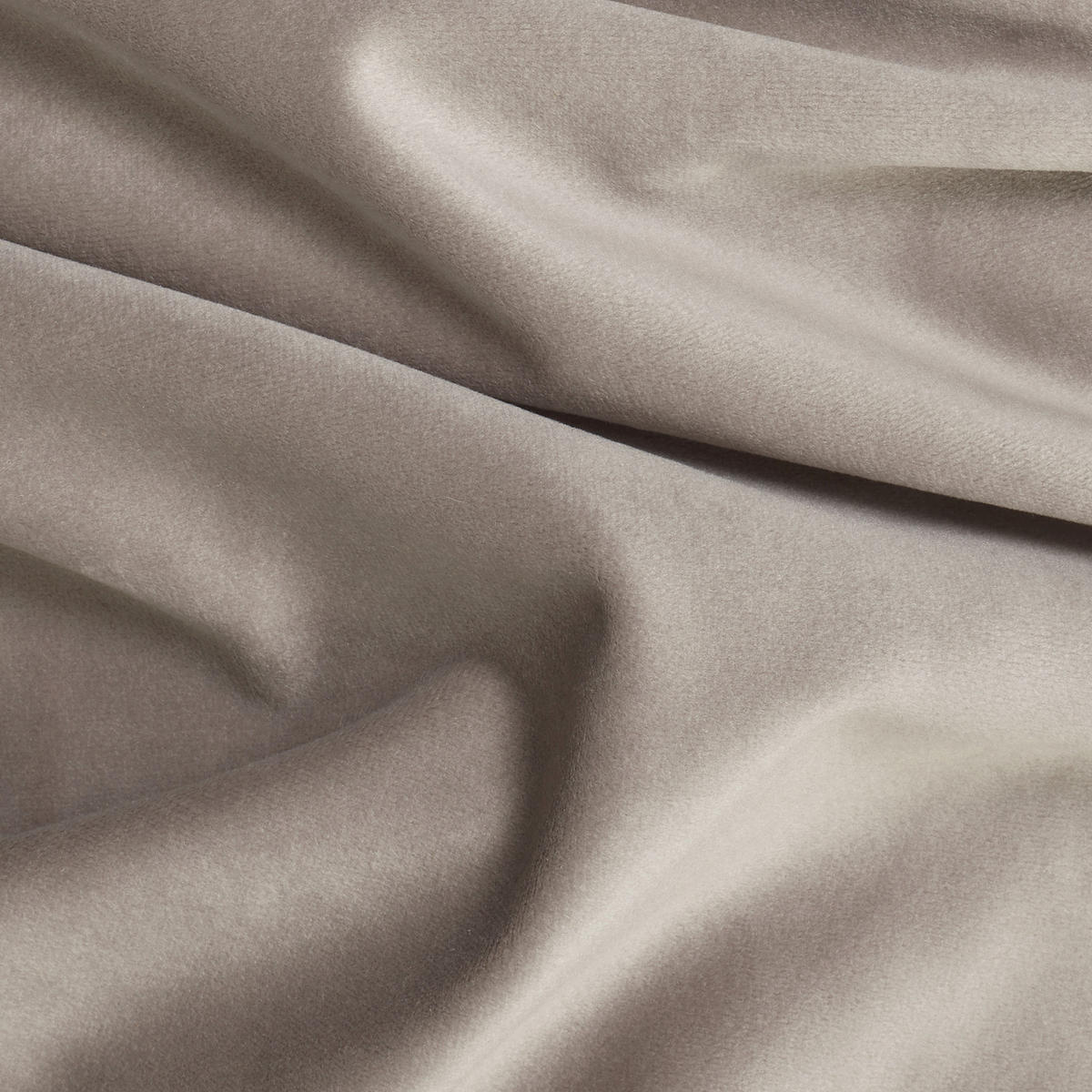 MODULARER Drehsessel SEVEN Samt Taupe 81cm - Taupe, Textil (81/77/98cm) - Premium Interiors