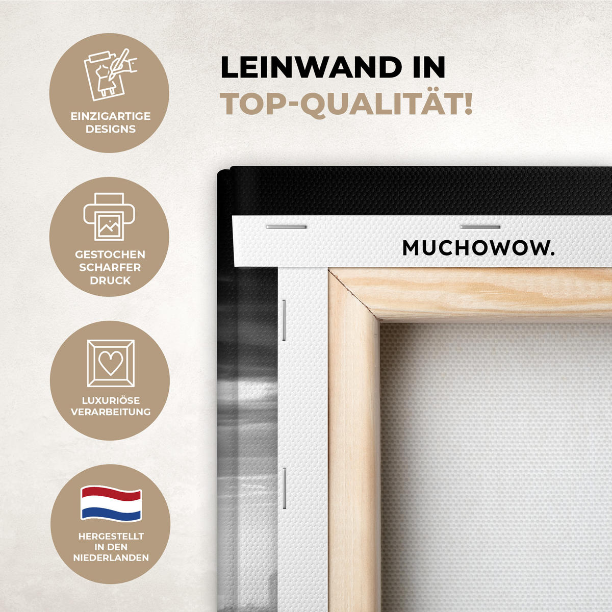 LEINWANDBILD Paris - Skyline - Eiffelturm - Stadt - Wolken 20x30 cm - Dunkelgrau, Textil (20/30cm) - MuchoWow