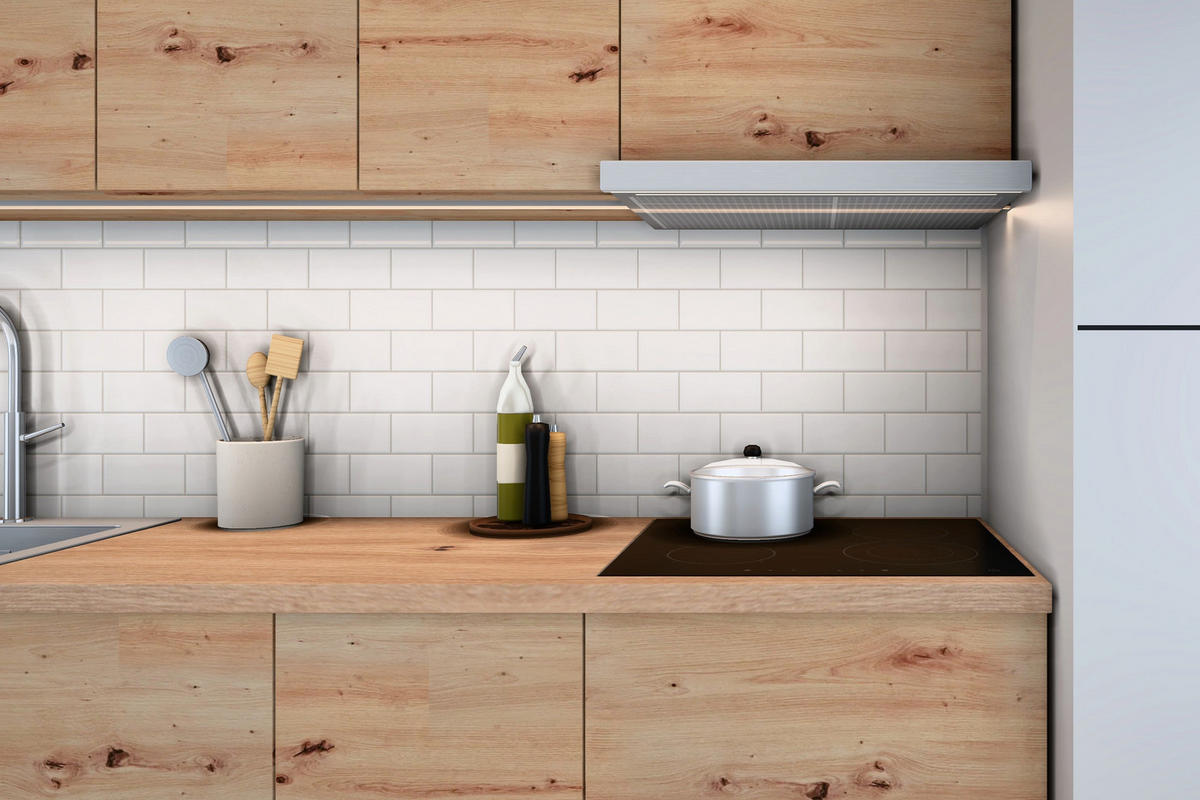 KÜCHENZEILE Nexa Woodline – 260 cm – K16-G260 - Hellbraun, Holzwerkstoff (260/210/47cm) - ROYAL24_MARKT