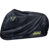 FAHRRADABDECKUNG 420D Oxford Tiefschwarz Wasserdicht für 1 Fahrrad - Schwarz, Textil (17/6/23cm)