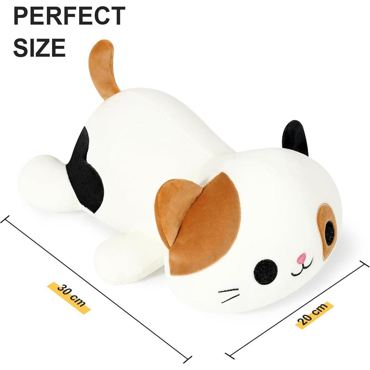 PLÜSCHTIER Katze 30 cm Braun - Multicolor, Textil (20/30cm)