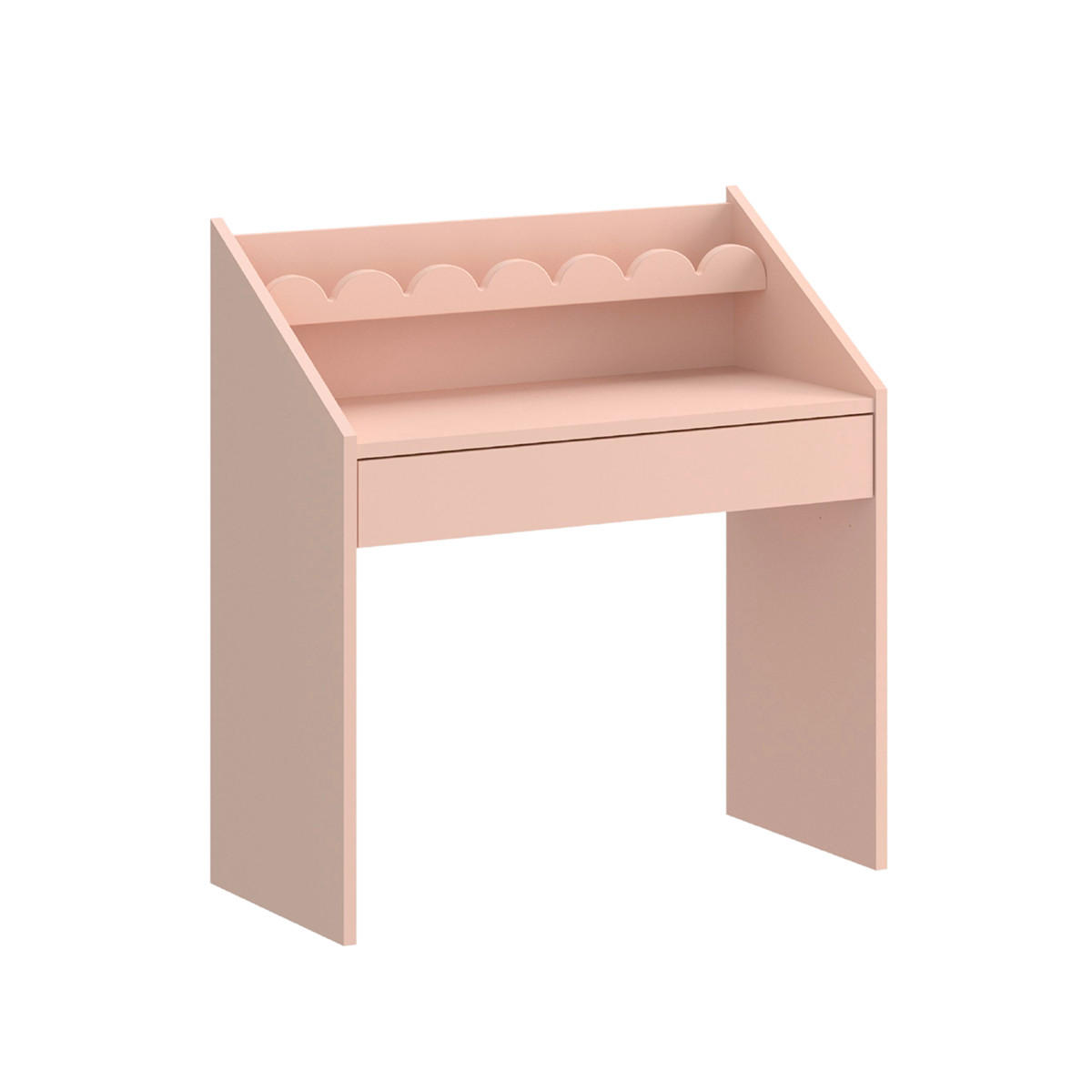 PSACÍ STŮL Book Nook Rose - růžová, kompozitní dřevo (71/76/33cm) - Petits-meubles