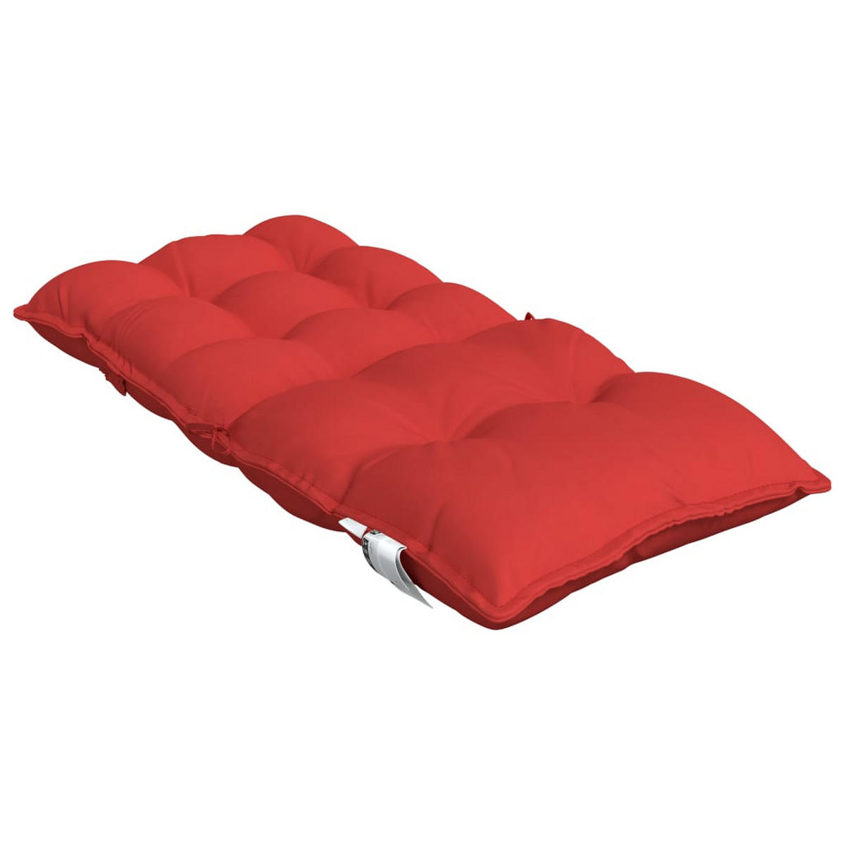 NIEDRIGLEHNER-AUFLAGEN 4 Stk. Rot Oxford-Gewebe - Rot, Textil (50/7/100cm) - vidaXL