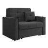 SCHLAFSOFA Viva Lux I - Anthrazit, Holz/Textil (103/85/98cm) - MIRJAN24