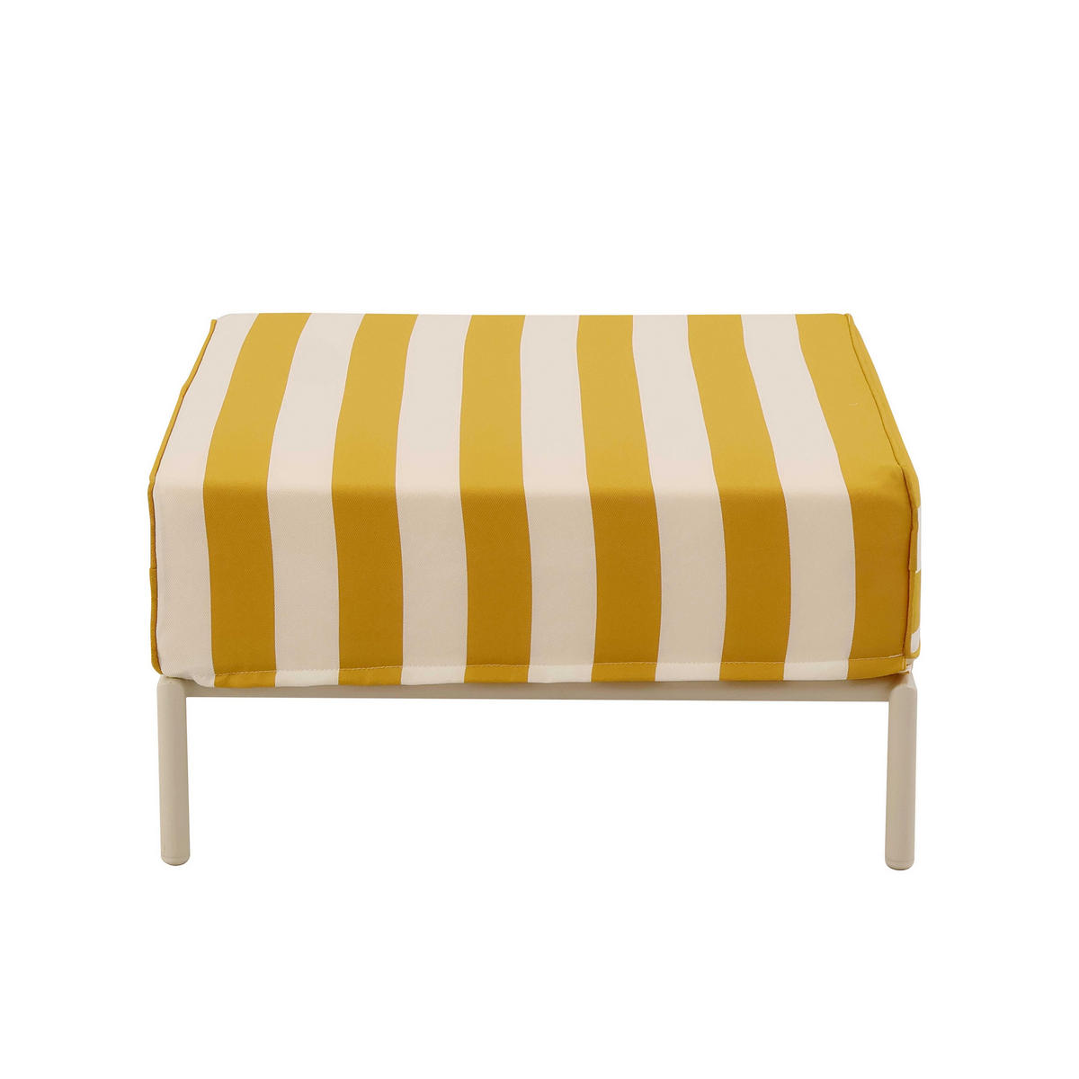 HOCKER, Gelb - Gelb, Textil (72/38/77cm) - Oviala