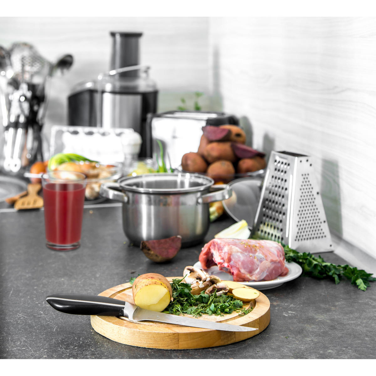 18XTRINKGLÄSER - Transparent, Glas (0.4L) - Relaxdays