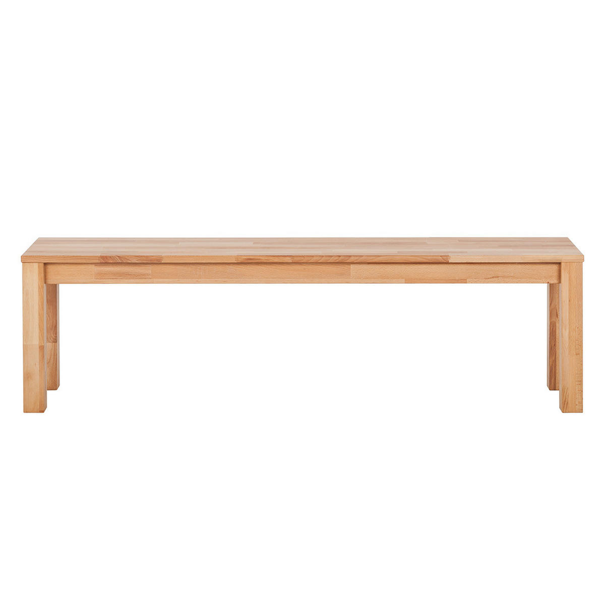 SITZBANK - Buche massiv - Buchefarben, Holz (140/45/35cm) - home24