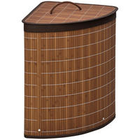 WÄSCHEKORB DE-09433 55 L mit abnehmbarem Deckel Braun - Braun, Naturmaterialien (38/57/38cm) - ComfortXL