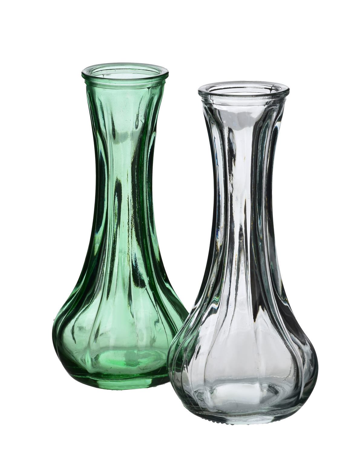 VASE Serenite Grün Glas - Grün, Glas (17cm) - Mondex