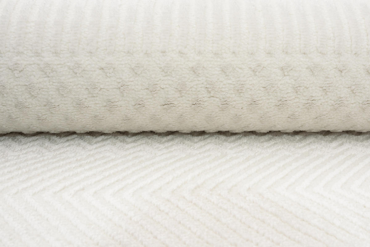 TEPPICH HERA Weiß 140/200 cm - Weiß, Textil (140/200cm) - Tapiso