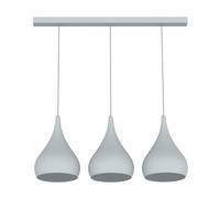 HÄNGELEUCHTE - Grau, Metall (55/25/55cm) - Lumicom