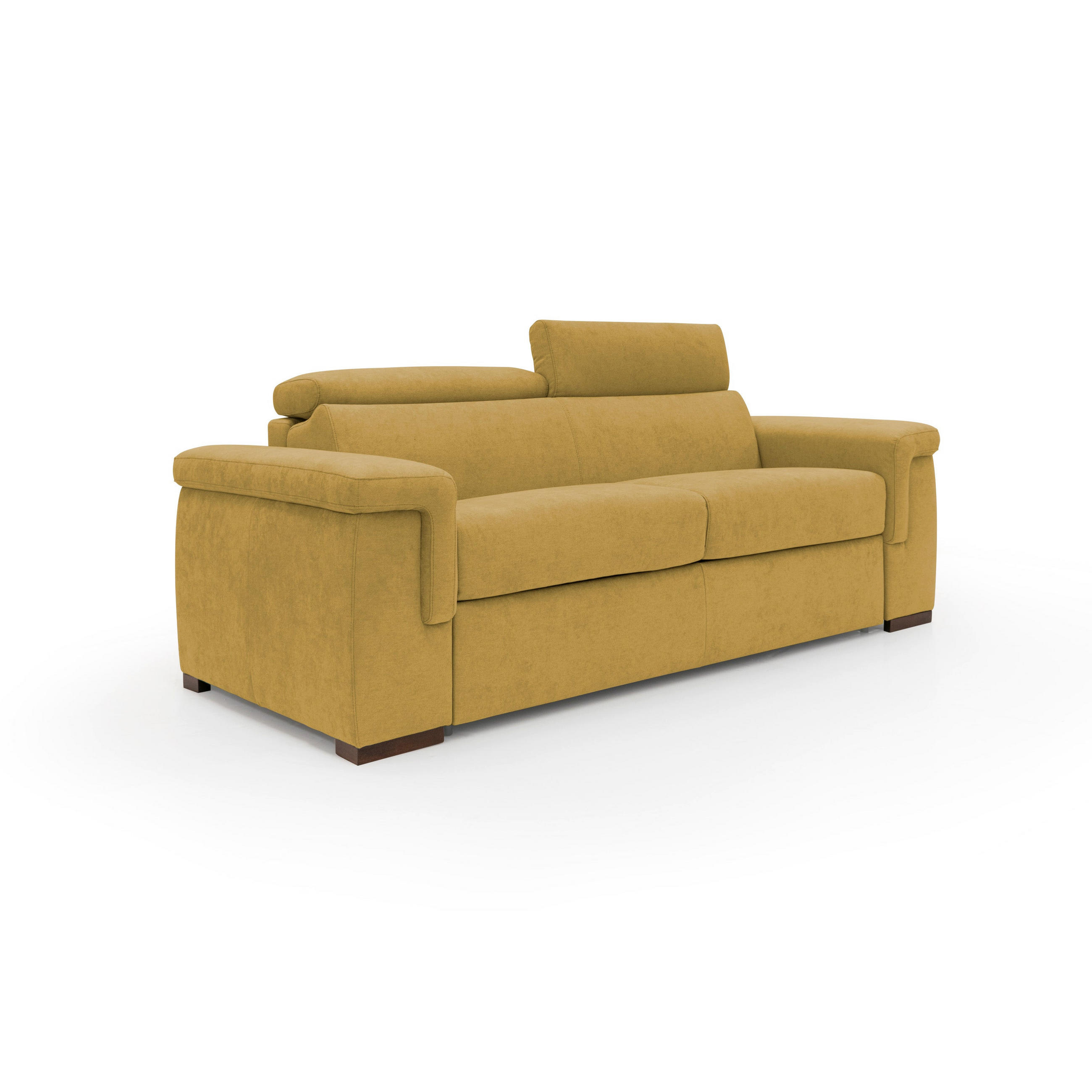 SCHLAFSOFA Giunone - Gelb, Textil (200/100/95cm) - Divani.store
