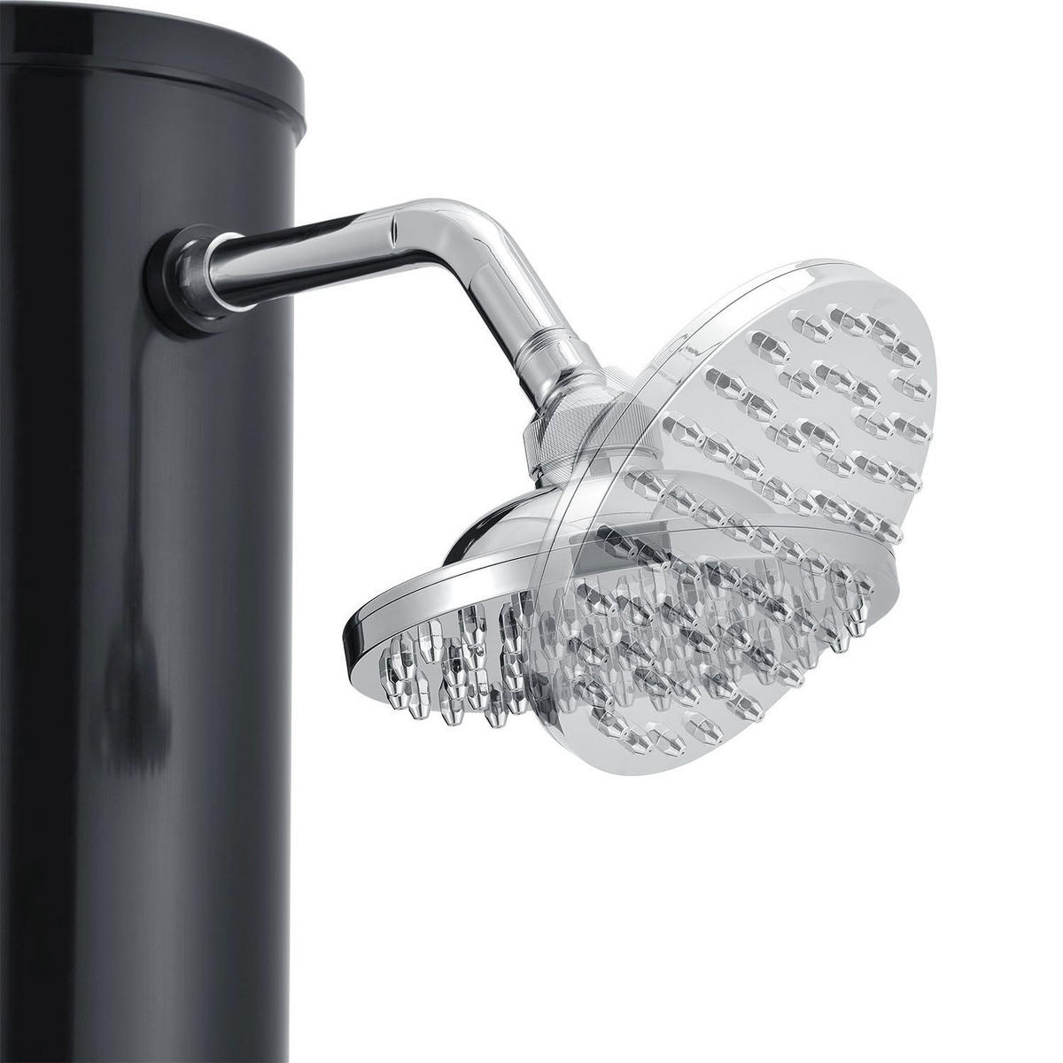 SOLARDUSCHE Victoria 35 Liter - Schwarz, Kunststoff (19.5/217/19.5cm) - Juskys