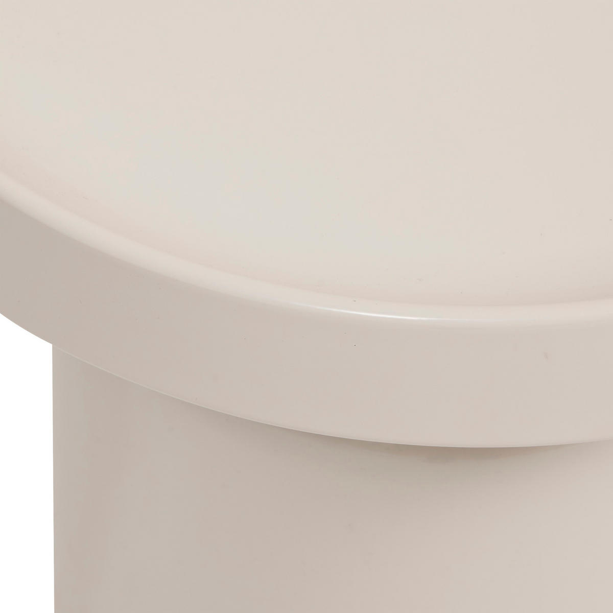 COUCHTISCH Abadi Beige 43/43/42 cm - Beige, Metall (43/43/42cm) - Atmosphera Createur d´interieur
