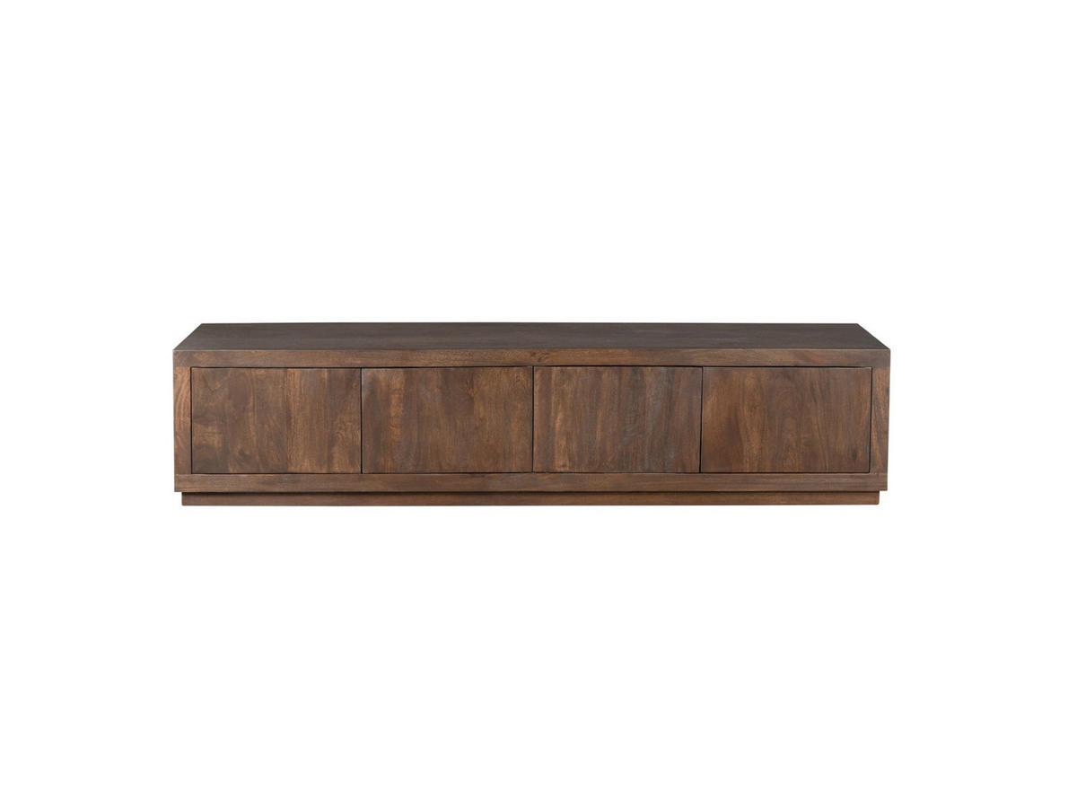 LOWBOARD Leuven Mangoholz 200 cm / 42 cm Braun - Braun, Holz (200/46/42cm) - Villa Möbel