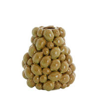 VASE Zitrusbraun Ø19/21 cm - Braun, Keramik (21cm) - Light & Living